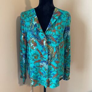 Maeve by Anthropologie Floral Blouse